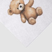 Teddybeer Ballonnen baby shower Genderneutraal Tissuepapier (Detail)