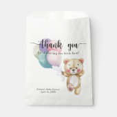 Teddybeer ballonnen - dank u bedankzakje (Voorkant)
