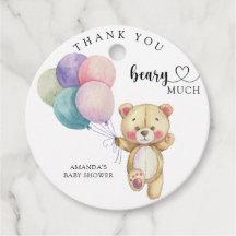 Teddybeer ballonnen - dank u dragen veel