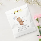 Teddybeer ballonnen Geslacht onthullen Bedankzakje (Gezegeld)