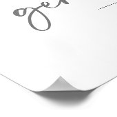 Teddybeer ballonnen Geslacht onthullen welkomstbor Poster (Hoek)