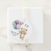 Teddybeer ballonnen - Pop het! Bedankjes Labels (In situ)