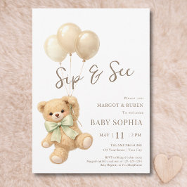 Teddybeer Ballonnen Sip en See Kaart