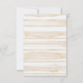 Teddybeer ballonnen Waterverf Beige Tan Bedankkaart (Achterkant)