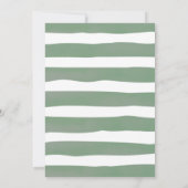 Teddybeer Beerig Groot Verjaardags Uitnodiging voo (Achterkant)