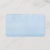 Teddybeer blauw groen jongen douche luier loterij informatiekaartje (Achterkant)