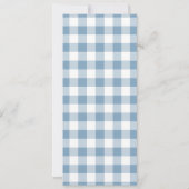 Teddybeer blauwe ballon Beary eerste verjaardag Kaart (Achterkant)