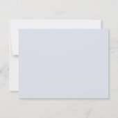 Teddybeer Blauwe Gingham Preppy Kraam Briefkaart (Achterkant)