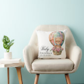Teddybeer Blauwe Heet Luchtballon Baby Dekkussen Kussen (Stoel)
