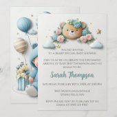 Teddybeer Bloemstuk Kaart (Voorkant / Achterkant)