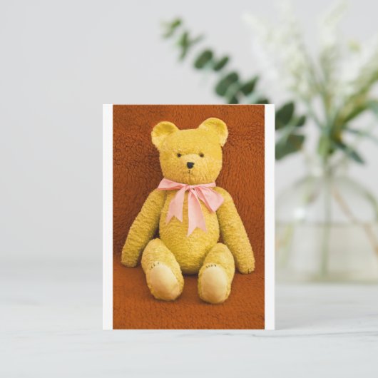 teddybeer briefkaart (Staand voorkant)