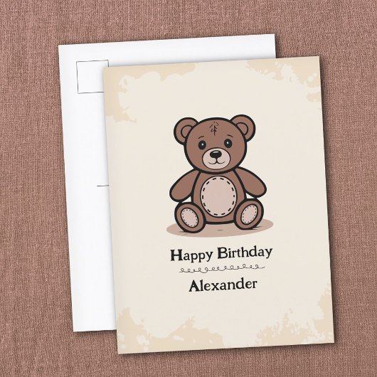Teddybeer Briefkaart