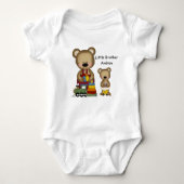 Teddybeer broers en zussen Coördinerend T-shirt (Voorkant)