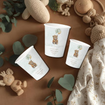 Teddybeer Bruine Saliegroene Ballonnen Baby