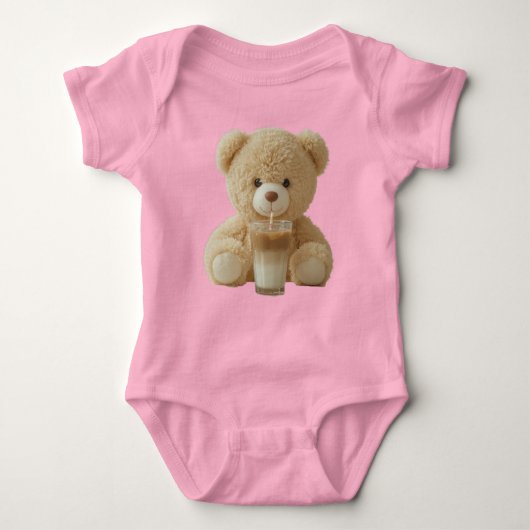 Teddybeer Cacaomelk Romper (Voorkant)