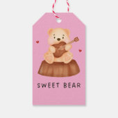 Teddybeer Cadeaulabel (Achterkant)