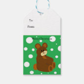 Teddybeer Cadeaulabel (Voorkant)