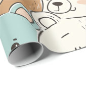 teddybeer cadeaupapier (Rol Hoek)