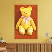 teddybeer canvas afdruk (Insitu (Woonkamer))