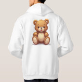 Teddybeer capuchon hoodie (Achterkant)