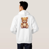 Teddybeer capuchon hoodie (Achterkant volledig)
