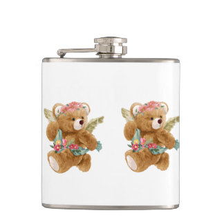 Teddybeer-dag - Vier knuffels en comfort! Heupfles