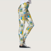 Teddybeer Daisytuinpatroon (4) Leggings (Rechts)