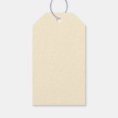 Teddybeer - Dank je wel babyshowerfeest Cadeaulabel (Achterkant)
