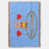 Teddybeer  deken (Voorkant Verticaal)