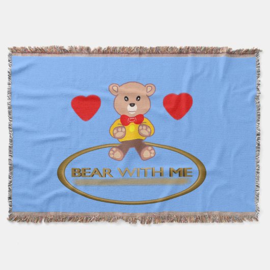 Teddybeer  deken (Voorkant)