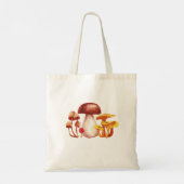 Teddybeer en paddenstoel Wonderland Tote Bag (Achterkant)