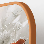 Teddybeer en sneeuwpop pickleball paddle (Links Detail)