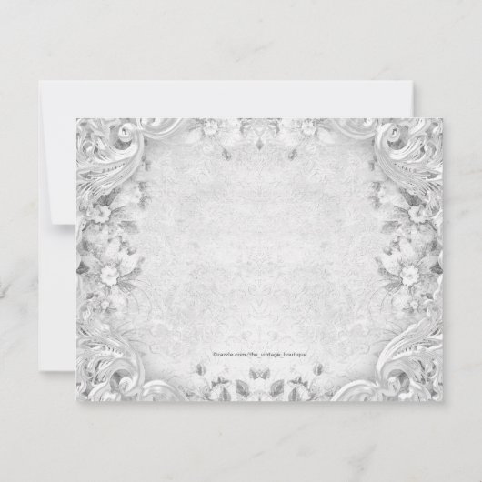 teddybeer etnische baby meisje douche kaart (Achterkant)