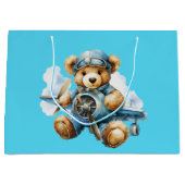 Teddybeer Flyer  Groot Cadeauzakje (Voorkant)