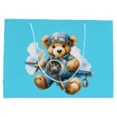 Teddybeer Flyer  Groot Cadeauzakje (Achterkant)