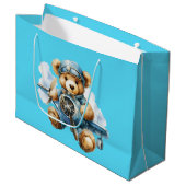Teddybeer Flyer  Groot Cadeauzakje (Voorkant Gekanteld)