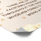 Teddybeer Fopspeen Jacht Grappig Spel Bord Poster (Hoek)