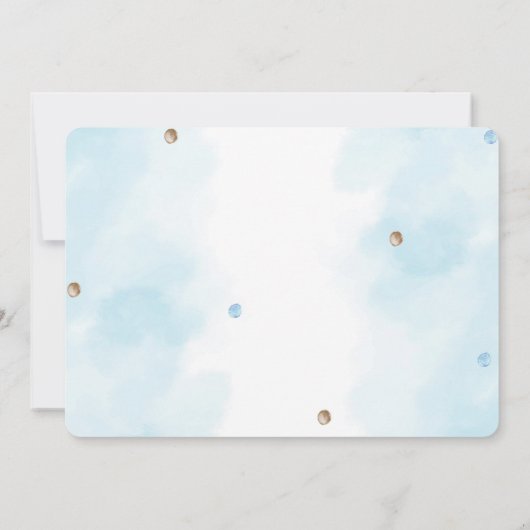 Teddybeer-foto-uitnodiging Kaart (Achterkant)