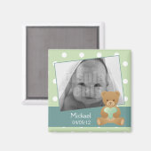 Teddybeer fotomagneet magneet (Voorkant / Achterkant)