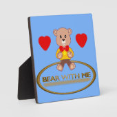 Teddybeer  fotoplaat (Voorkant)