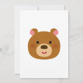 Teddybeer Geslacht Uitnodiging (Achterkant)