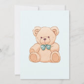 Teddybeer Geslacht Uitnodiging (Achterkant)