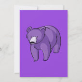 Teddybeer Geslacht Uitnodiging (Achterkant)