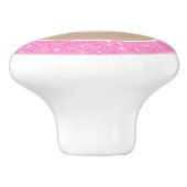 Teddybeer Glitter Keramische Knop (Zijkant)