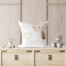 Teddybeer Gouden Ballonnen Baby Geboorte Stats