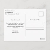 Teddybeer grillig vliegtuig Schattige op maat Briefkaart (Achterkant)