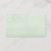 Teddybeer groen baby shower luier verloting kaart (Achterkant)