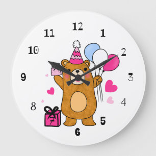 Teddybeer grote klok