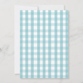 Teddybeer-heetluftballon-babyshower Kaart (Achterkant)