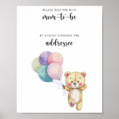 Teddybeer - Help de Bezige Moeder-to-Be Poster (Voorkant)